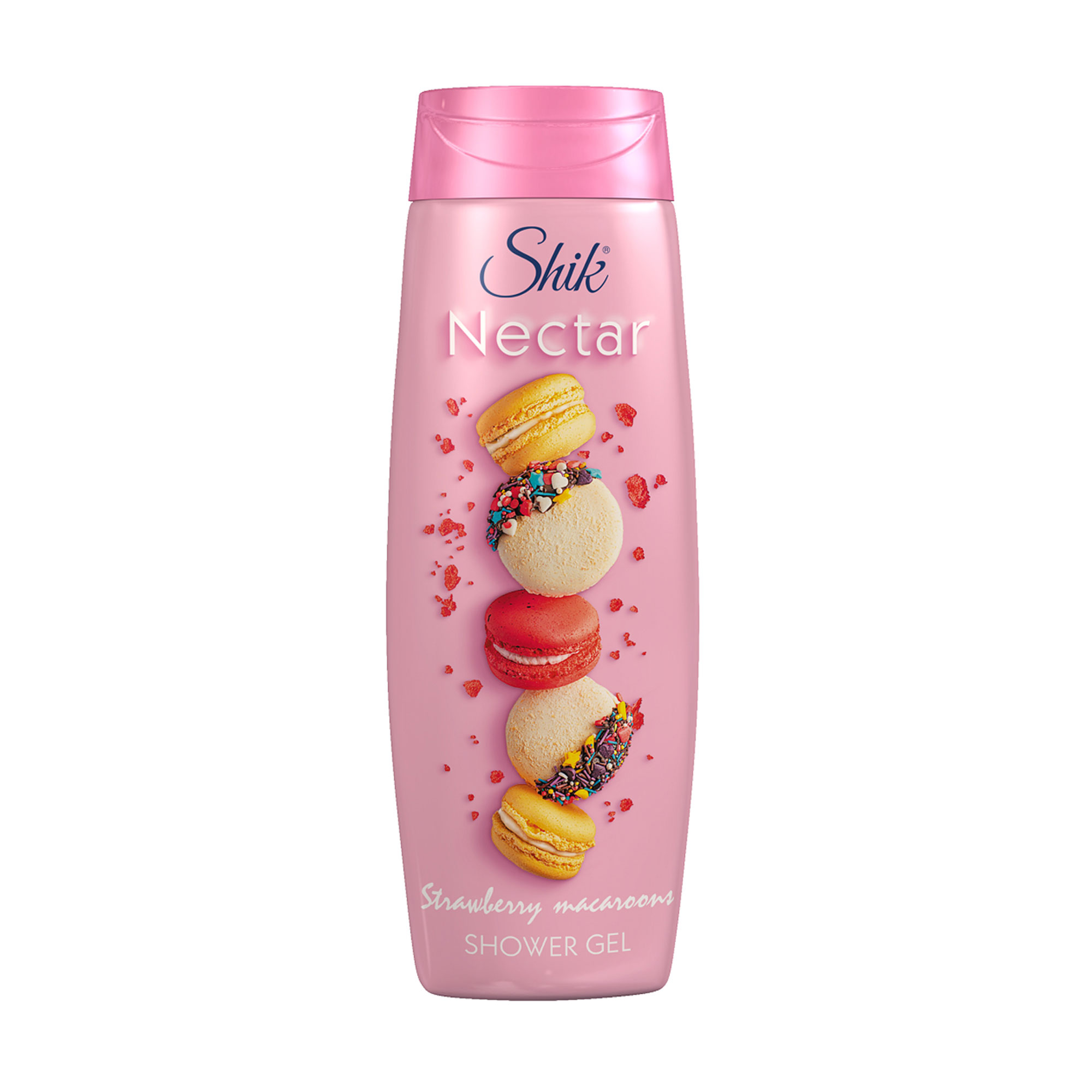 Гель для душу Shik Nectar Strawberry Macaroons, 400 мл
