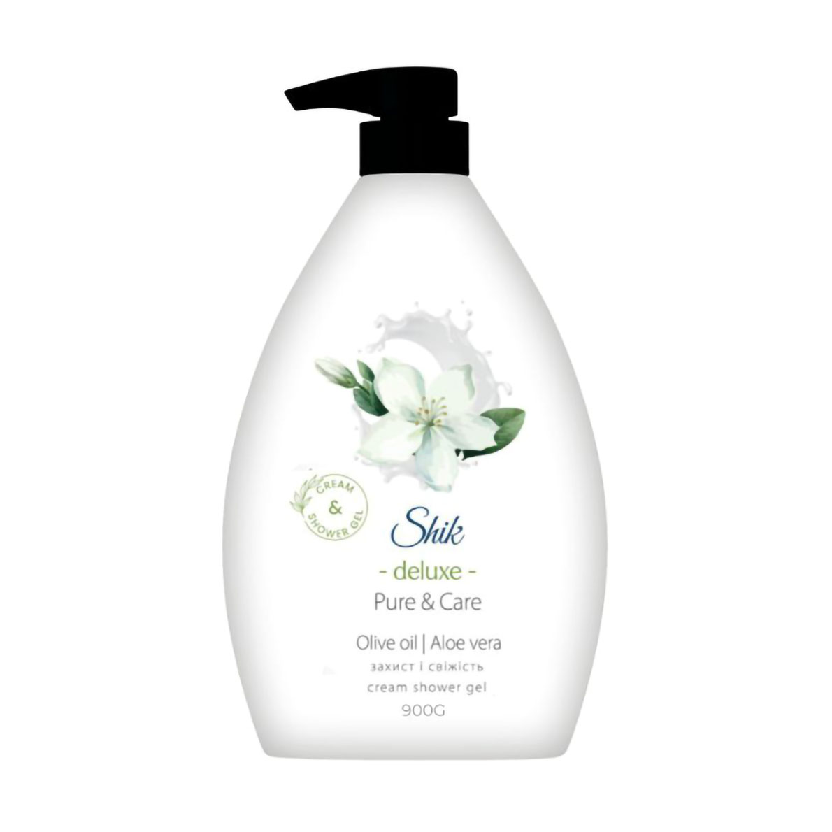 Крем-гель для душу Shik Deluxe Pure &amp; Care Олія маслини та алое, 900 г