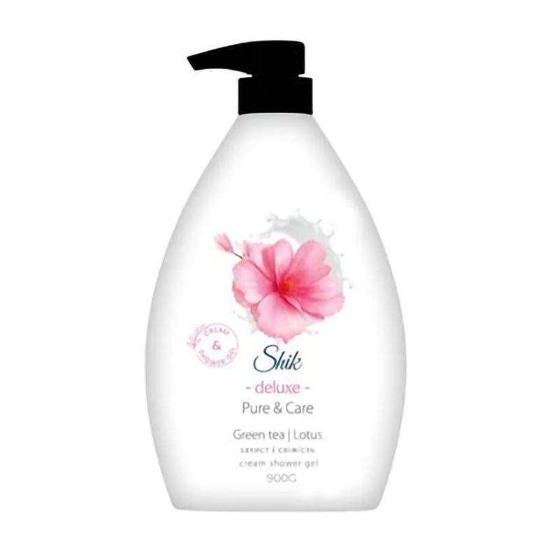 Крем-гель для душу Shik Deluxe Pure &amp; Care Зелений чай та лотос, 900 г